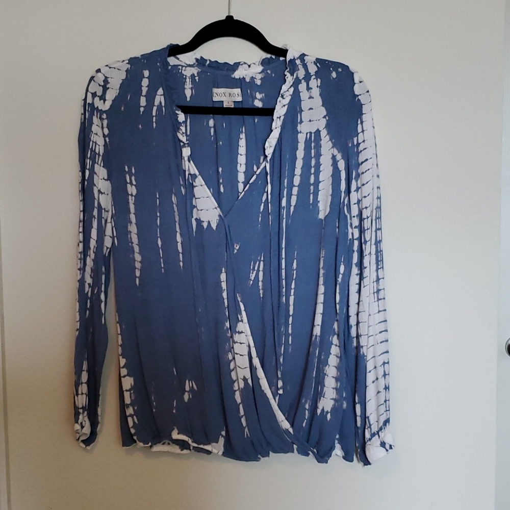 Knox Rose Faux Wrap Blouse